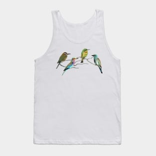 Bee-eater + Roller - Birds in Africa Tank Top